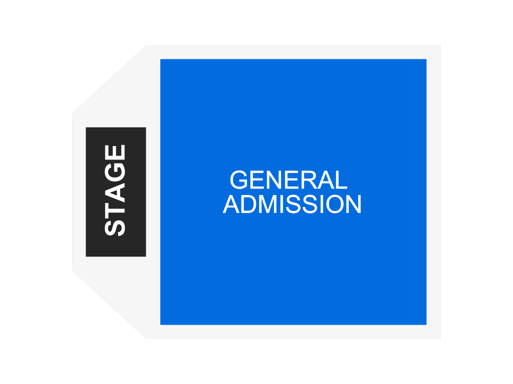 Venue seating chart for Samia for reference only