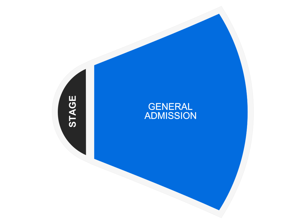 Venue seating chart for Umphrey's McGee for reference only